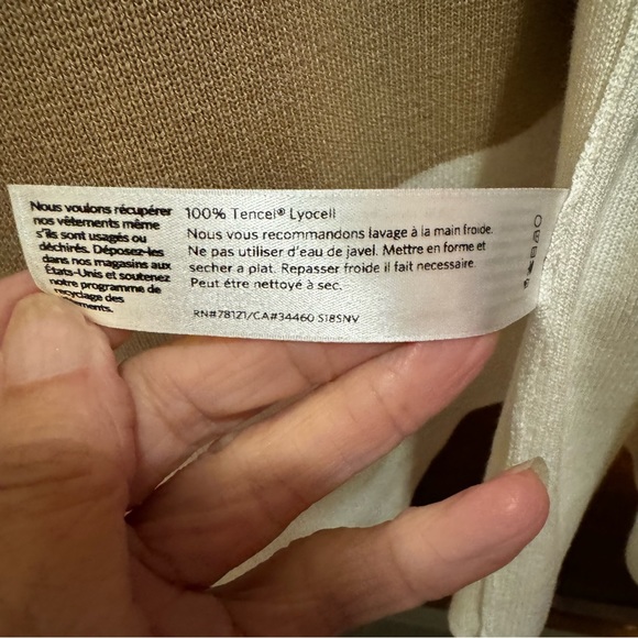 Lafayette 148 Leather Top, Sz P. NWOT - Picture 5 of 5